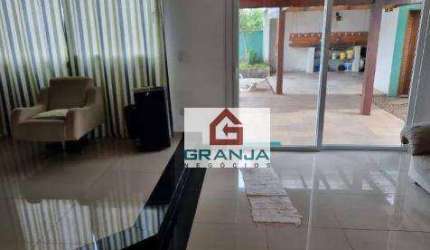 Excelente Casa com 3 dorms/2sts, churrasqueira, piscina à venda, 355 m² por R$ 1.600,000 - São Paulo II - Cotia/SP