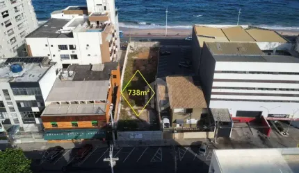 Terreno com Duas Frentes na Av. Otávio Mangabeira – Pituba | 738m² | Ao Lado da Perini e em Frente ao Mar