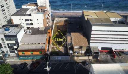 Terreno com Duas Frentes na Av. Otávio Mangabeira – Pituba | 738m² | Ao Lado da Perini e em Frente ao Mar