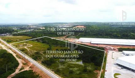 Terreno com Vocação Logística à Venda em Jaboatão dos Guararapes, Muribeca | 106.000m² | Próximo ao Aeroporto e Porto