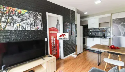 Apartamento de 33m² com 1 suite por 330.000,00 - Brás/SP. Vista deslumbrante para o sítio histórico de São Paulo e próximo ao Mercadão central e metro
