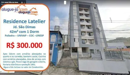 Apartamento à venda no Jardim São Dimas - São José dos Campos/SP com 42 m²
