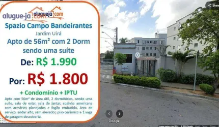 Apartamento com 2 dormitórios para alugar, 56 m² por R$ 2.482,50/mês - Parque Residencial Flamboyant - São José dos Campos/SP
