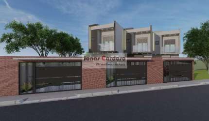 Imperdível oportunidade de sobrados em construção à venda no Centro de Mogi das Cruzes. Com 3 quartos, 1 suíte, , 2 vagas de garagem.
