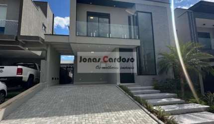Casa alto padrão à venda no Condomínio Mosaico Essence, Cézar de Souza. Com 3 suítes, sendo 1 máster, piscina, área gourmet, 4 vagas. R$: 1.850.000