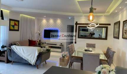 Apartamento à venda porteira fechada na Vila Mogilar, Essence Prime Living: 3 quartos sendo 3 suítes, 2 salas, 2 vagas e 124 m².