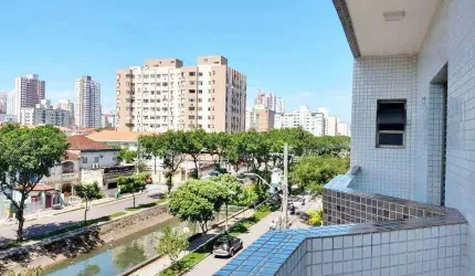 '3 dormitórios com dependência, Marapé, Santos'