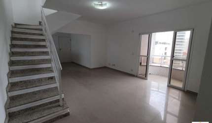 Cobertura Duplex, 3 dormitórios, 3 vagas de garagem, Ponta da Praia, Santos
