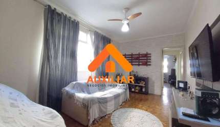 2 dormitórios, dependência, 2 banheiros, garagem fechada, Aparecida, Santos