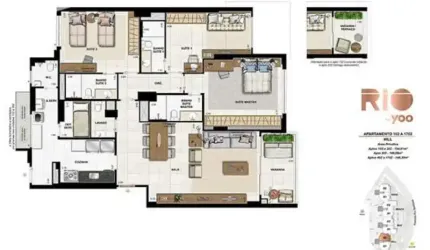 Apartamento com 3 quartos à venda na Avenida Rui Barbosa, Flamengo, Rio de Janeiro, 148 m2 por R$ 3.290.000