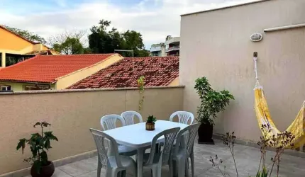 Casa em condomínio fechado com 4 quartos à venda na Rua Retiro dos Artistas, Pechincha, Rio de Janeiro, 113 m2 por R$ 580.000