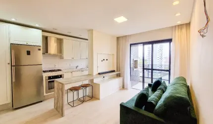 Apartamento mobiliado no Edifício Ritzclass com 1 suíte à venda no Centro de Joinville - SC por R$ 650.000,00.