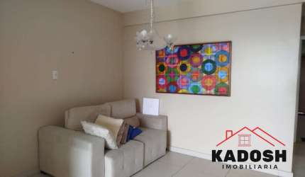 Apartamento de alto padrão para locação no Santa Mônica em Feira de Santana-BA: 3 quartos, 2 suítes, 1 sala, 2 banheiros, 1 vaga de garagem, 80m².