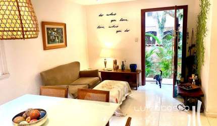 Charmoso apartamento em rua bucólica no Jardim Botânico