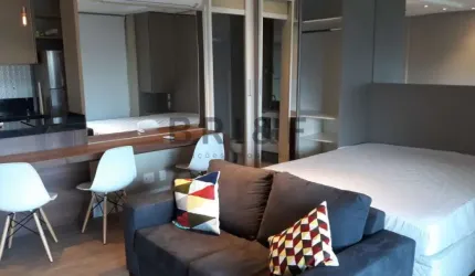 APARTAMENTO PARA LOCAÇÃO NO BROOKLIN - HABITARTE VERDE 41 M², 1 DORM, 1 VAGA MOBILIADO - SÃO PAULO