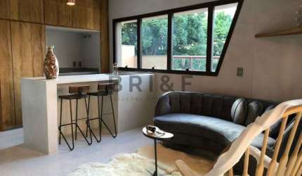 Apartamento com 1 dormitório 2 vagas mobiliado com serviços para locação na Vila Olímpia SP