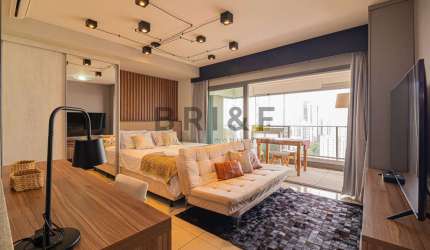 APARTAMENTO PARA LOCAÇÃO E VENDA NO BROOKLIN - HABITARTE VERDE 41 M², 1 DORM, 1 VAGA - SÃO PAULO