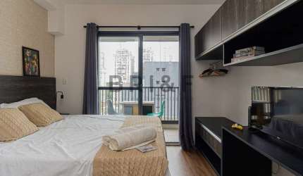 Studio para Locação, mobiliado, próximo ao metrô Brooklin - São Paulo/SP