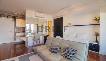 APARTAMENTO PARA LOCAÇÃO E VENDA NO BROOKLIN - HABITARTE VERDE 41 M², 1 DORM, 1 VAGA - SÃO PAULO