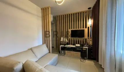 FLAT A VENDA E LOCAÇÃO 34 M² COM 1 VAGA TOTALMENTE MOBILIADO PRÓXIMO A BERRINI NO BROKLIN