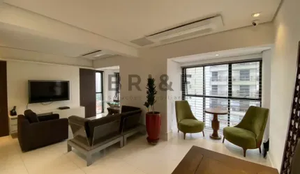 Apartamento cobertura para locação, MOBILIADO, 400m², 4 suites, churrasqueira, 6 vagas. Campo Belo