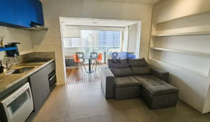 Apartamento para locação 1 dormitorio, varanda, 1 vaga Brooklin