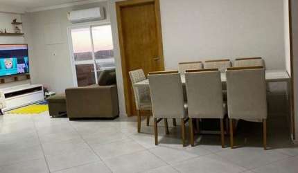Apartamento Alto Padrão Na Vila Tupi - Praia Grande com 3 dorms e 140m² de area util