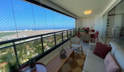 Apartamento à venda em Salvador-BA, Horto Florestal, 3 suítes, 156m², 3 vagas de garagem.