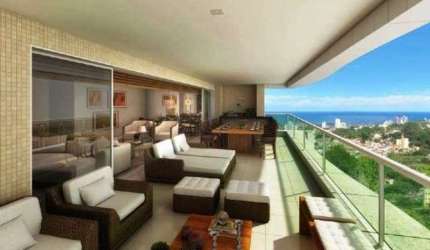 Apartamento de Luxo na Graça, Salvador-BA: 4 Quartos, 4 Suítes, 2 Salas - 261m² - Imperdível!
