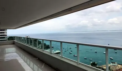 Apartamento na Barra: 4 quartos, 4 suítes, 2 salas, 6 banheiros, 4 vagas de garagem - 278m² - Salvador-BA