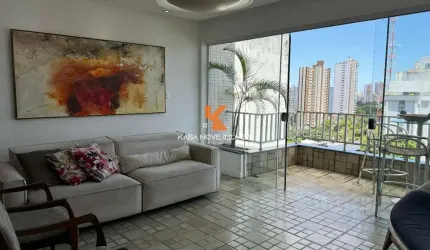 Apartamento para venda em Salvador-BA, bairro Vitória: 3 quartos, 1 suíte, 2 salas, 3 banheiros, 2 vagas de garagem, 140m².