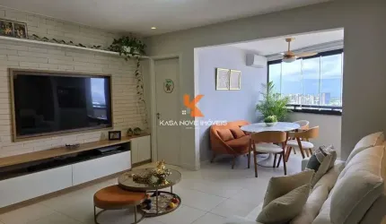 Apartamento à venda em Salvador-BA, Caminho das Árvores: 2 quartos, 1 suíte, 2 salas, 2 banheiros, 2 vagas, 85m². Venha conferir!