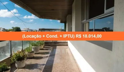 Aluguel de cobertura em Salvador-BA, Horto Florestal: 4 quartos, 4 suítes, 2 salas, 7 banheiros, 4 vagas, 800m²