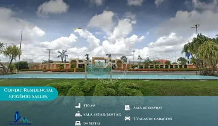 Condominio Residencial Ephygênio Salles - Condomínio Residencial Efigênio Salles, C/ 4 suítes 530M² Manaus- Am