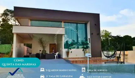 Cond. Quinta das Marinas - Cond. Quinta das Marinas 4 Qtos sendo 3Suítes 170 M².