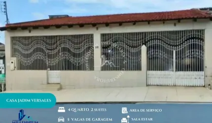 Casa Jardim de Versalhes 4 quartos C/ 2 suítes com 220 M²