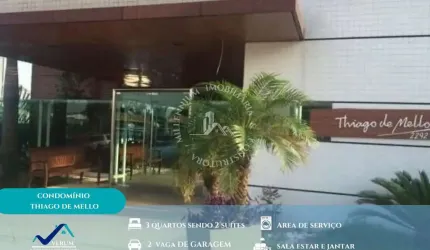 Cond. Thiago de Mello - Oportunidade Thiago de Mello a venda - Dom Pedro, Manaus