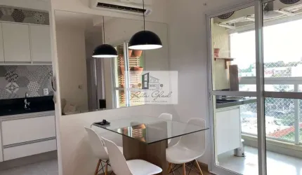 Apartamento mobiliado para locação no Residencial Belvedere