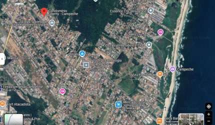 Alto Possibilidade Vista Mar 390 metros ,possível 3 Casas Individuais  Campeche Central 1km Mar