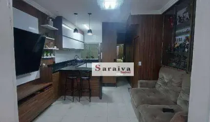 Sobrado com 2 dormitórios à venda, 115 m² por R$ 500.000,00 - Vila Humaitá - Santo André/SP