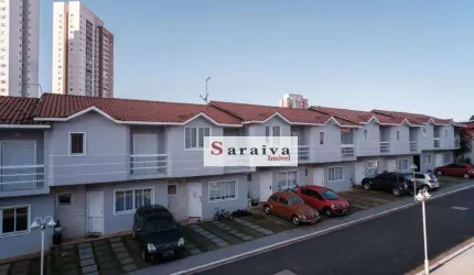 Sobrado com 3 dormitórios à venda, 118 m² por R$ 900.000 - Vila Homero Thon - Santo André/SP