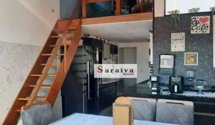Cobertura à venda, 130 m² por R$ 520.000,00 - Vila Scarpelli - Santo André/SP