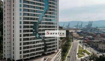 Sala à venda, 43 m² por R$ 180.000 - Valongo - Santos/SP