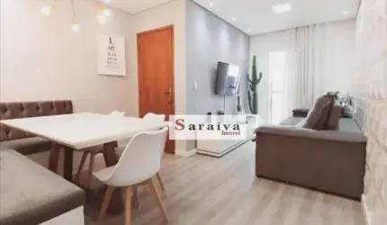 Apartamento com 2 dormitórios à venda, 86 m² por R$ 460.000 - Utinga - Santo André/SP