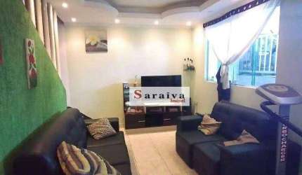 Sobrado com 3 dormitórios à venda, 220 m² por R$ 730.000 - Assunção - São Bernardo do Campo/SP