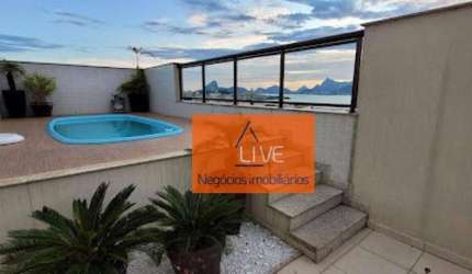 Live vende - Cobertura Residencial à venda, Centro, Niterói - CO0018.