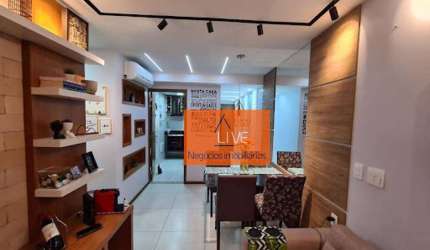 Live vende - Apartamento com 2 dormitórios à venda, 65 m² por R$ 600.000 - Centro - Niterói/RJ