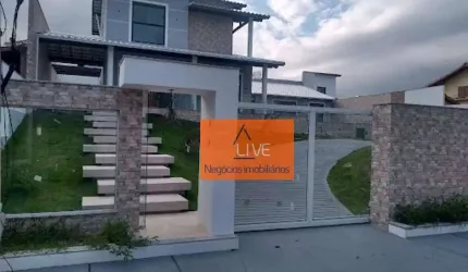 Live vende - Casa com 5 dormitórios à venda, 270 m² por R$ 1.350.000 - Ponta Grossa - Maricá/RJ