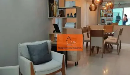 Live vende - Apartamento com 3 dormitórios à venda, 90 m² por R$ 840.000 - Santa Rosa - Niterói/RJ