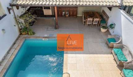 Casa Espetacular com 4 quartos à venda, 214 m² por R$ 1.490.000 - Itaipu - Niterói/RJ